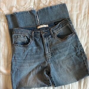 Ella Moss High Waist Crop Flare Jean
